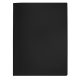 Iratvédő mappa, 40 tasakos, Q-Connect, fekete