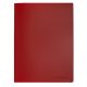 Iratvédő mappa, 40 tasakos, Q-Connect, piros