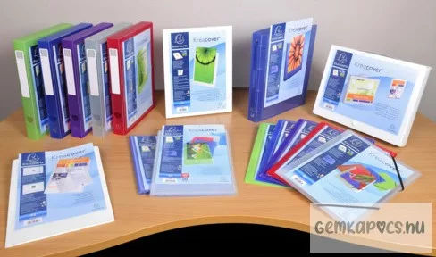 Iratgyűjtő gumis A/4 PP Exacompta Krea Cover 25 mm gerinccel