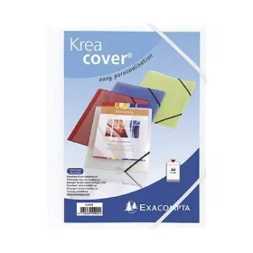 Iratgyűjtő gumis A/4 PP Exacompta Krea Cover