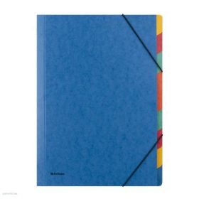 Rendezőmappa 9 részes prespán karton kék DONAU