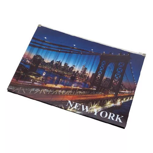 Irattartó tasak A/4 cipzáras PP PANTA PLAST New York