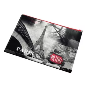 Irattartó tasak A/4 cipzáras PP PANTA PLAST Paris