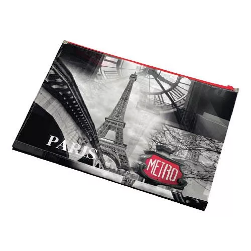 Irattartó tasak A/4 cipzáras PP PANTA PLAST Paris