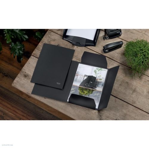 Iratgyűjtő A/4 karton Recycle fekete 39060095