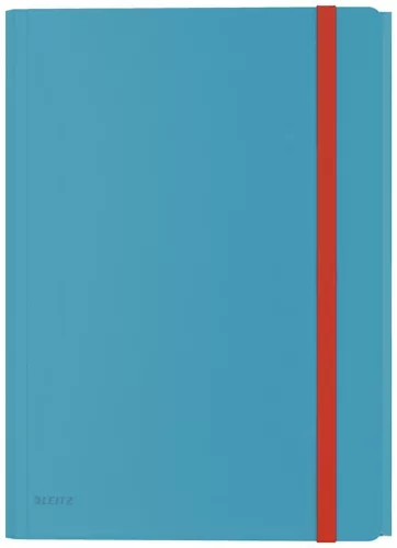 Iratgyűjtő gumis A/4 PP LEITZ COSY mobil extra tasakkal nyugodt kék