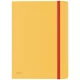 Iratgyűjtő gumis A/4 PP LEITZ COSY mobil extra tasakkal meleg sárga