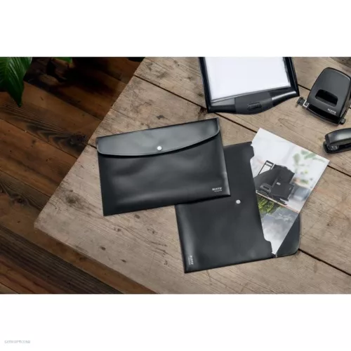 Irattartó tasak A/4  PP Recycle fekete 46780095