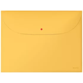   Iratgyűjtő tasak patentzáras A/4 PP LEITZ COSY Privacy 3db-os csomag meleg sárga