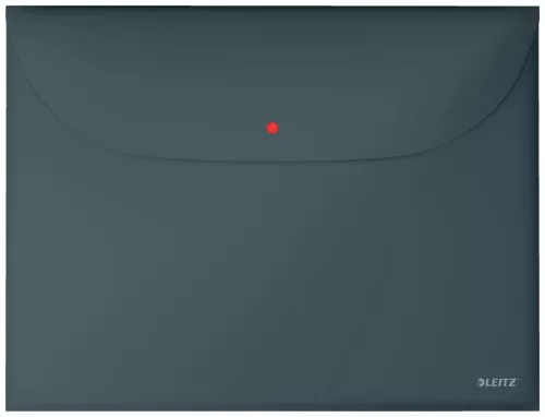 Iratgyűjtő tasak patentzáras A/4 PP LEITZ COSY Privacy 3db-os csomag bársony szürke