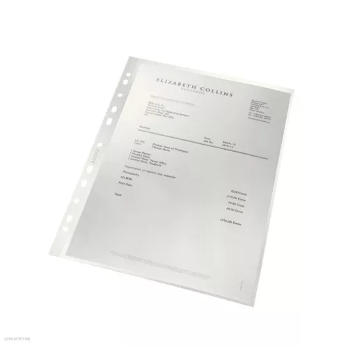 Genotherm A/4 lefűzhető Recycle PP 100mikron 25db/csm 47913003