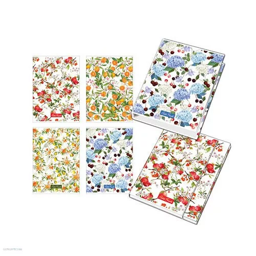 Iratgyűjtő gumis A/4  BLASETTI  Petits Fruits 1,2 cm 7034