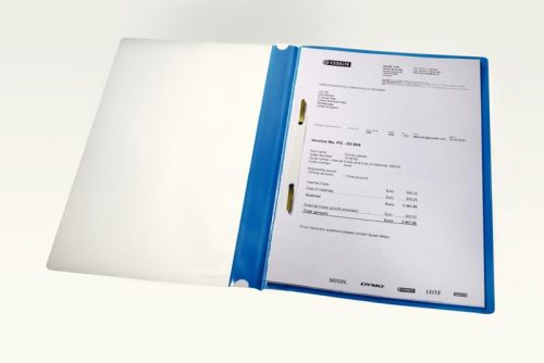 Gyorsfűző A/4, műanyag, standard, Vivida, fehér