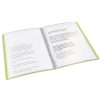 Iratvédő mappa vivda, PP, puha borítóval, 20 tasakos, zöld