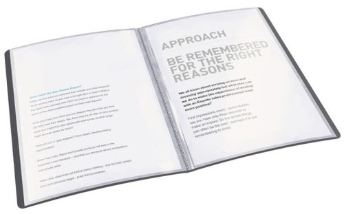 Iratvédő mappa Vivida, PP, puha borítóval, 20 tasakos, fehér