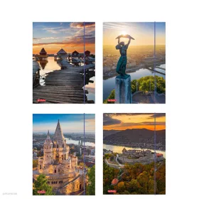 Iratgyűjtő gumis  A/4 City