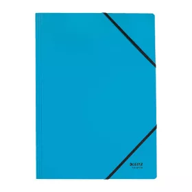 Iratgyűjtő gumis A/4 karton LEITZ Recycle kék