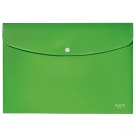   Iratgyűjtő tasak patentzáras, A/4, PP, Leitz Recycle, zöld