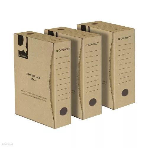 Archiváló doboz 80mm Q-Connect natúr