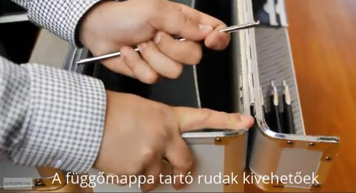 Pilótatáska ALUMAXX "Betha" ezüst, alumínium