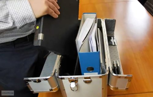 Pilótatáska ALUMAXX "Betha" ezüst, alumínium