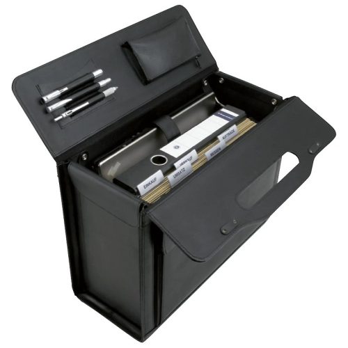 Pilótatáska ALASSIO "VERONA“ bőr fekete