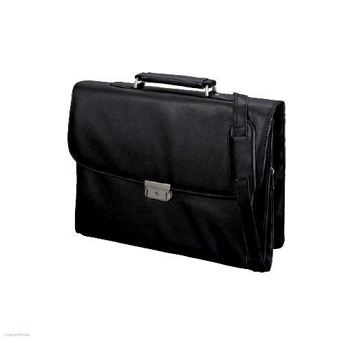 Aktatáska ALASSIO "CANTANA" bőrhatású, fekete