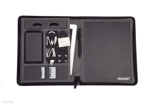 Konferenciamappa A/4 Alassio FORUM Polyester, antracit