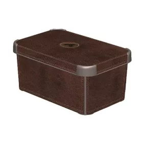   Tárolódoboz bőrhatású CURVER Deco Stockholm "S" 7L