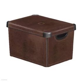   Tárolódoboz bőrhatású CURVER Deco Stockholm "L" 22L