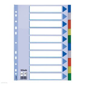 Elválasztólap ESSELTE A/4 műanyag 10rész