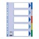 Elválasztólap ESSELTE A/4 műanyag 5rész