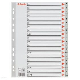 Regiszter ESSELTE A/4 A-Z műanyag
