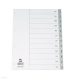 Regiszter Q-CONNECT A/4 jan.-dec. műanyag