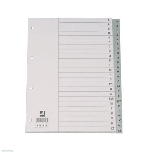 Regiszter Q-CONNECT A/4 A-Z PP maxi