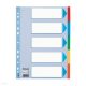 Elválasztólap ESSELTE A/4 karton STANDARD 5rész