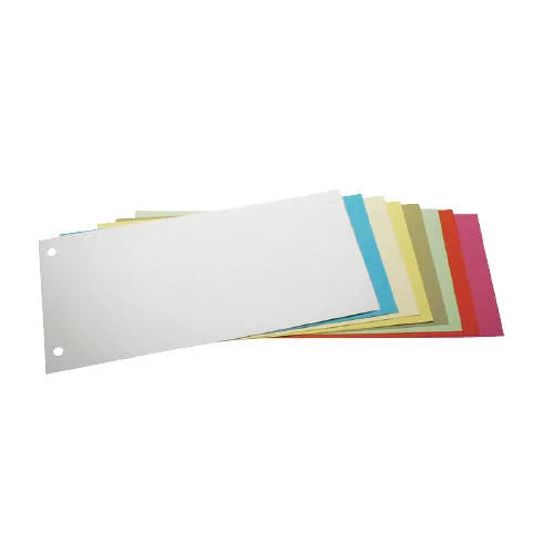 Elválasztócsík karton Q-CONNECT vegyes – 4 x 25 db kék, zöld, sárga, narancs színű csomag vegyes