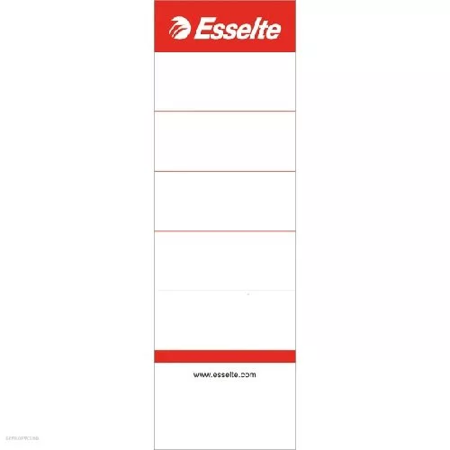Iratrendező cserecímke 7,5 cm-es iratrendezőkhöz 10db-os Esselte 810801 50*158 mm