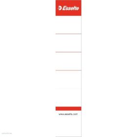   Iratrendező cserecímke 5cm-es iratrendezőkhöz 10db-os Esselte 810811 30*158 mm