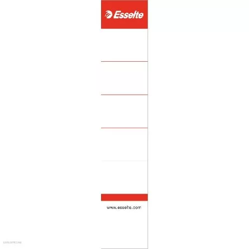 Iratrendező cserecímke 5cm-es iratrendezőkhöz 10db-os Esselte 810811 30*158 mm