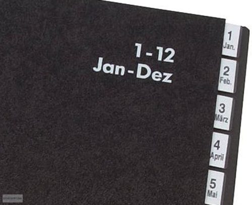 Rendezőkönyv 1-12 fekete KF04562