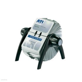   Névjegykártyatartó 400 kártya Durable Vegas Visifix Flip forgatható 2417/01 fekete