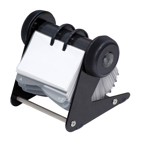 Névjegytartó, forgatható, Donau, 400 darabos, fekete