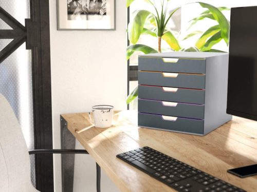 Irattároló doboz, Durable Varicolor, 5 fiókos, 760527