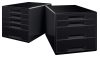 Irattároló doboz, Leitz WOW Cube, 4 fiókos, két színben