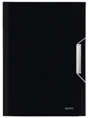 Irattartó harmonika PP LEITZ Style 6 rekeszes fekete
