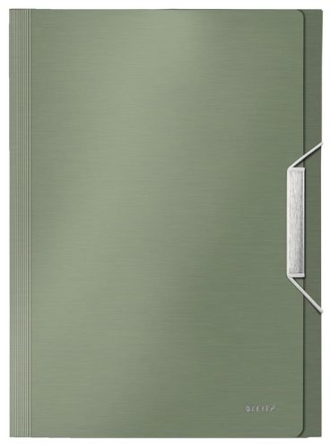 Irattartó harmonika PP LEITZ Style 6 rekeszes zöld