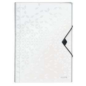 Irattartó harmonika PP LEITZ WOW 6 rekeszes fehér