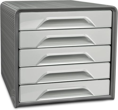 Irattároló doboz, CEP Smoove Green Spirit, 5 fiókos, 7-111