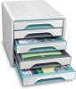 Irattároló doboz, CEP Smoove Riviera, 5 fiókos, 7-111Ri